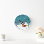 Wintersneeuw Ronde Klok (Huis)