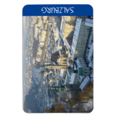 wintersneeuw van salzburg magneet (Verticaal)
