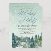 Wintersneeuwbalbergen herfst rustige feestdag kaart (Voorkant / Achterkant)