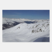 wintersneeuwbalkfotopapier S Inpakpapier Vel (Voorkant)