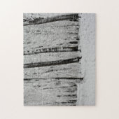 Wintersneeuwbomen - legpuzzel (Verticaal)