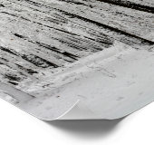 Wintersneeuwbomen - poster (Hoek)