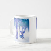 Wintersneeuwbos Fox Animal Koffiemok (Voorkant links)