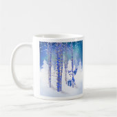 Wintersneeuwbos Fox Animal Koffiemok (Links)