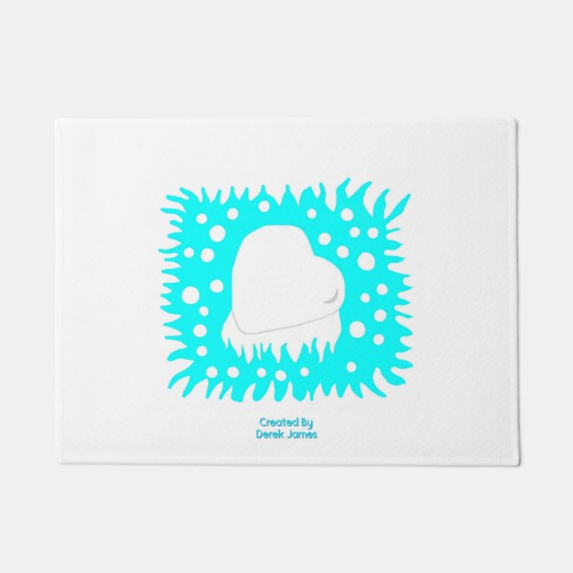 Wintersneeuwdeurmat Deurmat (Voorkant)