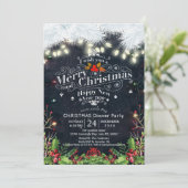 Wintersneeuwfeest en nieuwjaarsfeest kaart (Staand voorkant)