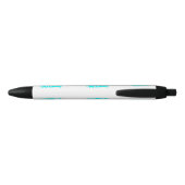Wintersneeuwhartpen Zwarte Inkt Pen (Achterkant)