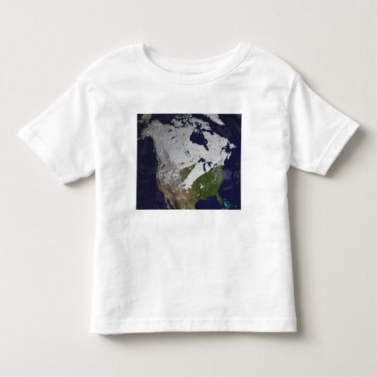 WintersneeuwHoesje op het noordelijk halfrond Kinder Shirts (Voorkant)
