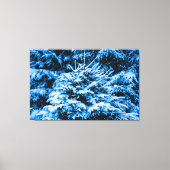 Wintersneeuwkerstboom Canvas Afdruk (Voorkant)