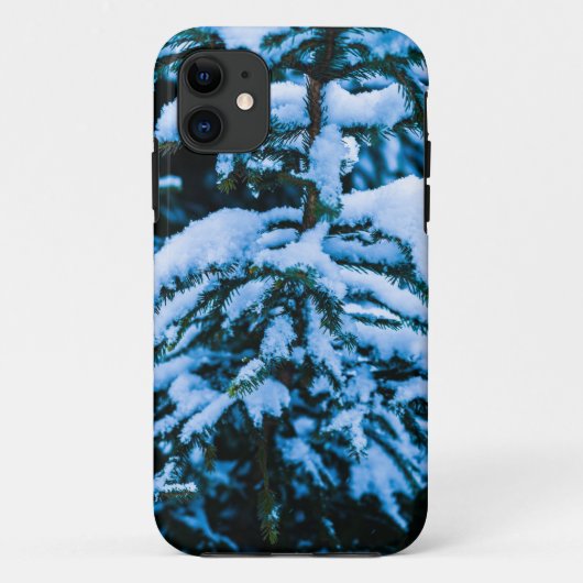 Wintersneeuwkerstboom Case-Mate iPhone Case (Achterkant)