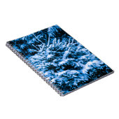 Wintersneeuwkerstboom Notitieboek (Rechterzijde)
