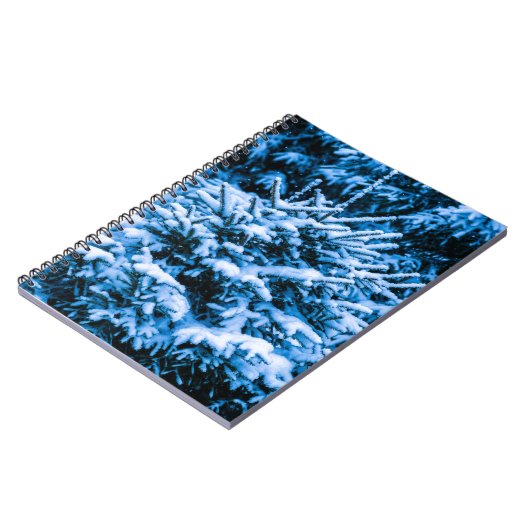 Wintersneeuwkerstboom Notitieboek (Linkerzijde)