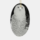 Wintersneeuwknollen Dierlijke Verval van de Vakant Keramisch Ornament (Rechts)