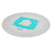 Wintersneeuwkraan 30,4 cm snijplank (Hoek)