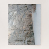 Wintersneeuwlandschap, 520 stukken Jigzaag Puzzle Legpuzzel (Verticaal)