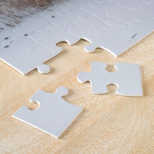 Wintersneeuwlandschap, 520 stukken Jigzaag Puzzle Legpuzzel (Zijkant)