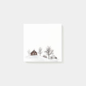 Wintersneeuwlandschap Post-it® Notes (Voorkant)