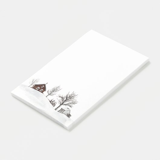 Wintersneeuwlandschap Post-it® Notes (Schuin)