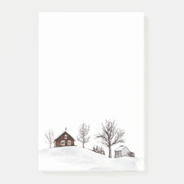 Wintersneeuwlandschap Post-it® Notes