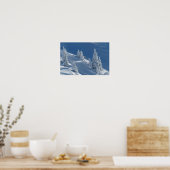 wintersneeuwlandschap poster (Keuken)