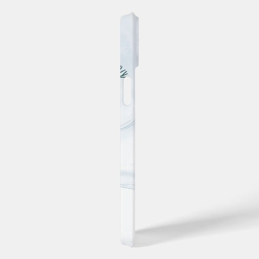 Wintersneeuwlandschapskunst gepersonaliseerd Case-Mate iPhone case (Achterkant / Rechts)