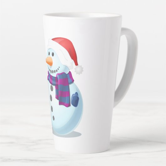 Wintersneeuwmok Latte Mok (Rechterhoek)