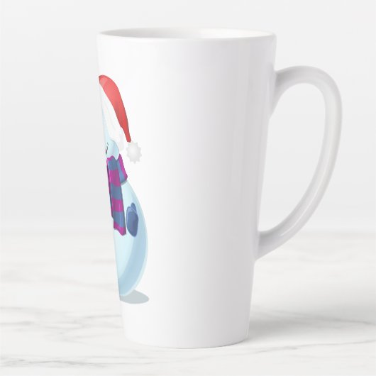 Wintersneeuwmok Latte Mok (Rechts)