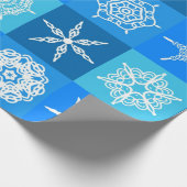 wintersneeuwpakpapier cadeaupapier (Hoek)