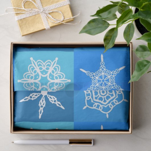 wintersneeuwpapier tissuepapier (Geschenk)