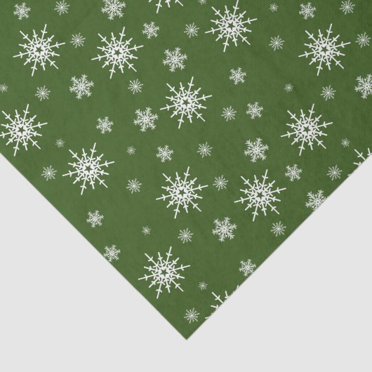 wintersneeuwpatroon tissuepapier (Detail)