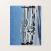 wintersneeuwscène in het noorden van Arizona, vers Legpuzzel (Verticaal)