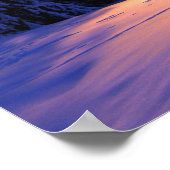 Wintersneeuwscène in Italië Poster (Hoek)