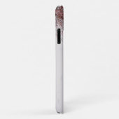 Wintersneeuwscène met schattige zwarte en geelbrui Case-Mate iPhone case (Achterkant/rechts)