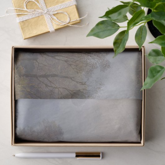 Wintersneeuwschoeisel met Bos met ride Tissuepapier (Geschenk)