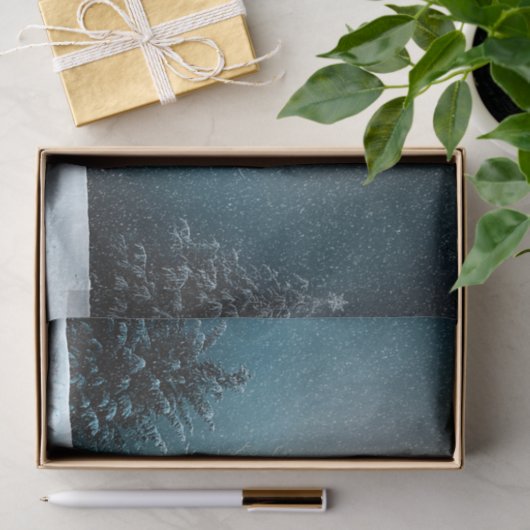 wintersneeuwsneeuwsneeuw tissuepapier (Geschenk)