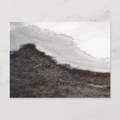 Wintersneeuwstrepen Briefkaart (Voorkant)