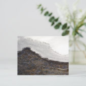 Wintersneeuwstrepen Briefkaart (Staand voorkant)