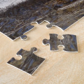 Wintersneeuwstrepen Legpuzzel (Zijkant)