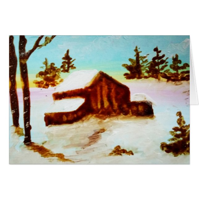 Wintersneeuwval (Voorkant Horizontaal)