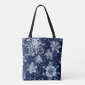 Wintersneeuwventilator Tote Bag (Achterkant)