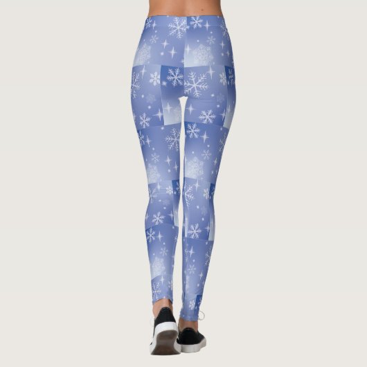 Wintersneeuwvlok Leggings (Achterkant)