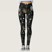 Wintersneeuwvlok Leggings (Voorkant)