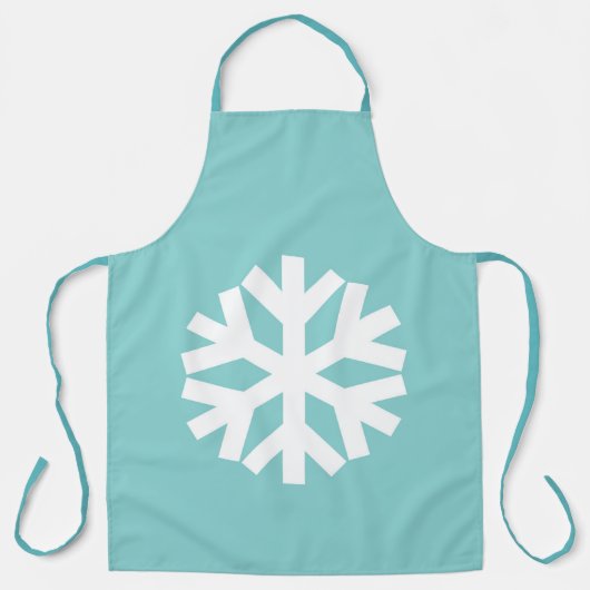 Wintersneeuwvlok Schort (Voorkant)