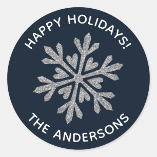 Wintersneeuwvlok Sticker