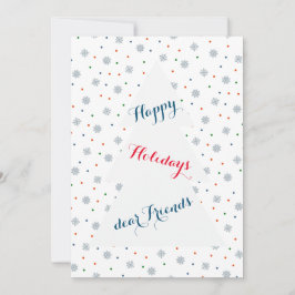 Wintersneeuwvlokken en stippen