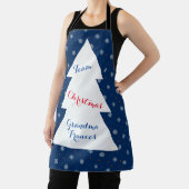 Wintersneeuwvlokken en stippen schort (Insitu)