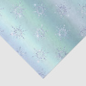 Wintersneeuwvlokken Gradiënt Illustratie Tissuepapier (Detail)