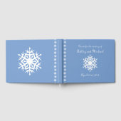 Wintersneeuwvlokken in Periwinkle Gastenboek (Volledig)