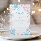 Wintersneeuwvlokken Kaart