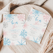 Wintersneeuwvlokken Kaart